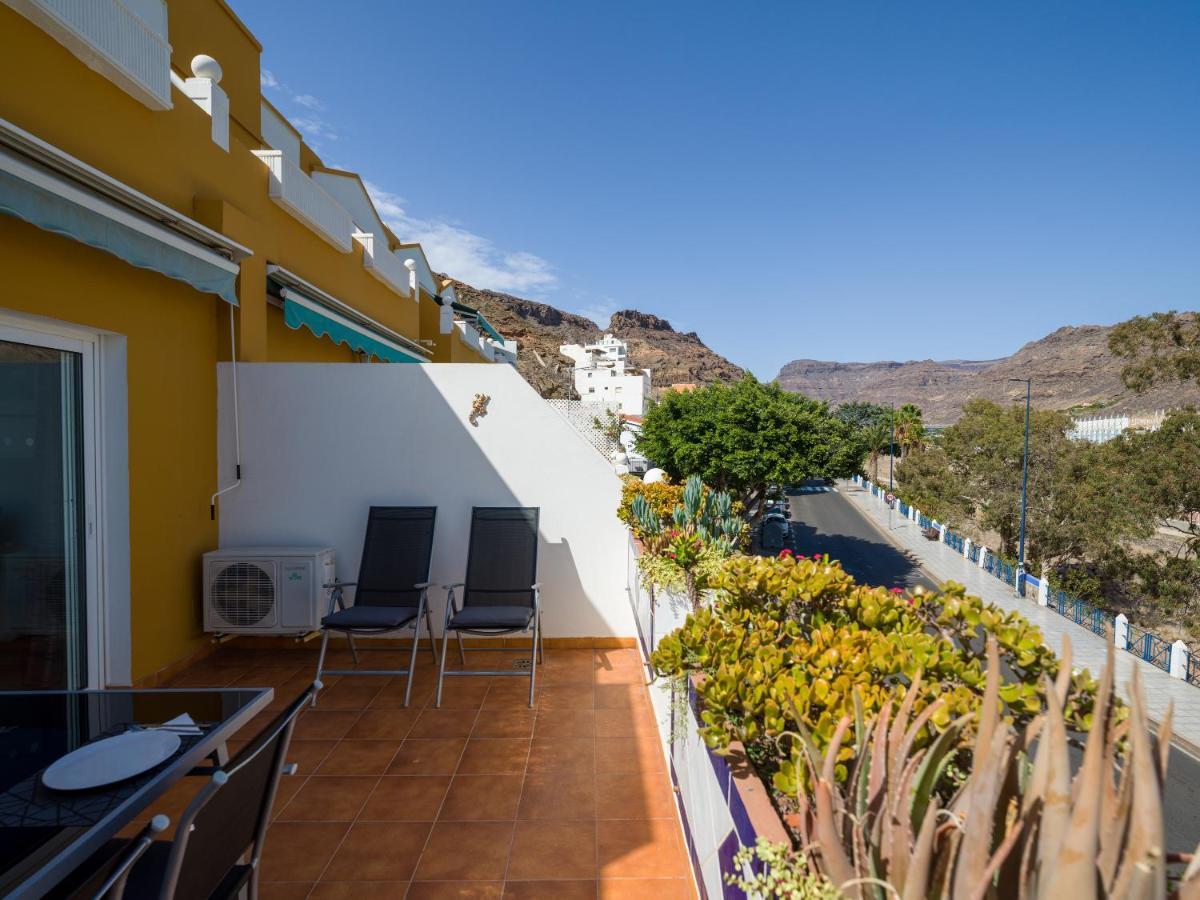 Amarre Pool Lägenhet Puerto De Mogan Exteriör bild