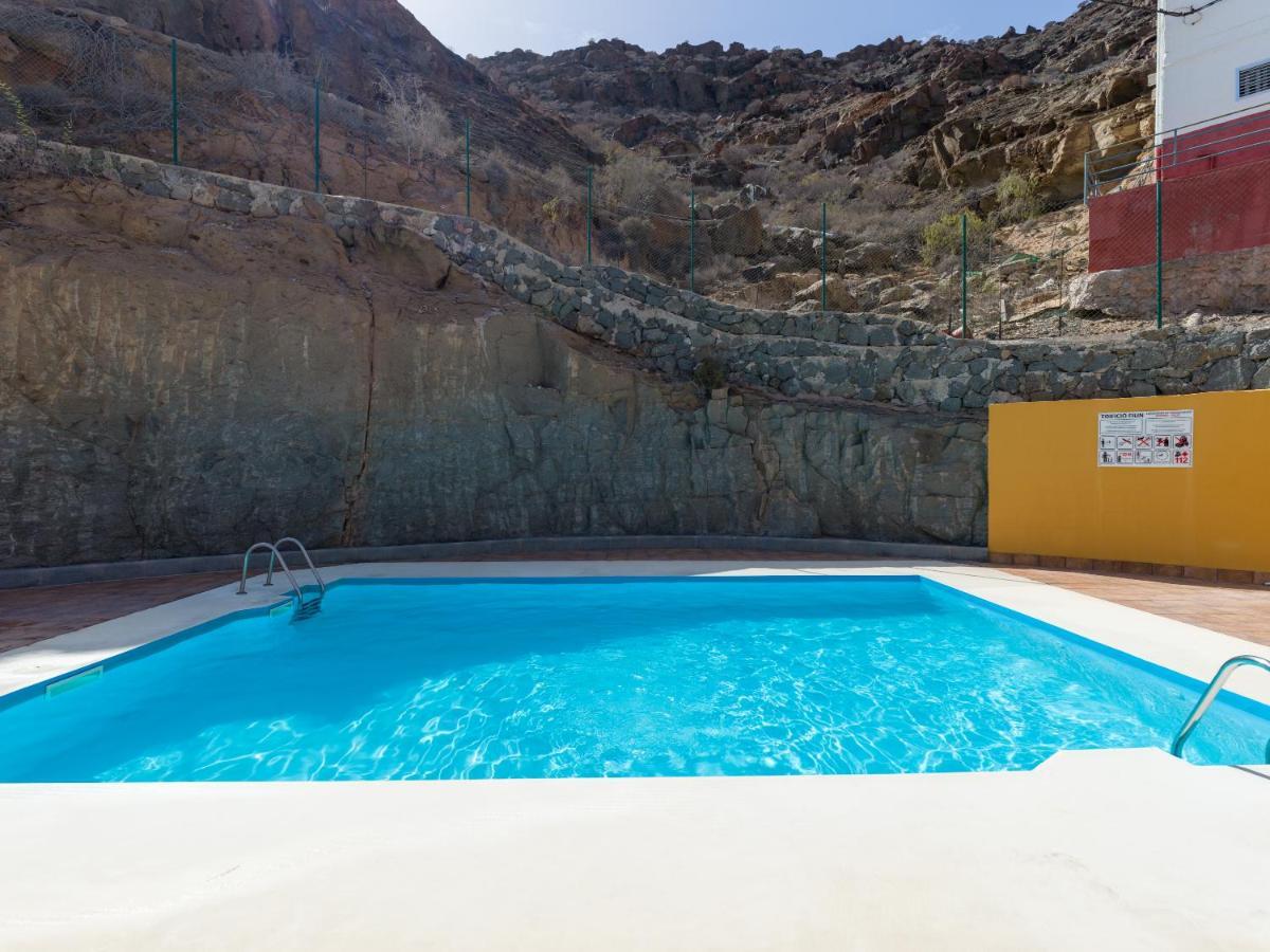 Amarre Pool Lägenhet Puerto De Mogan Exteriör bild