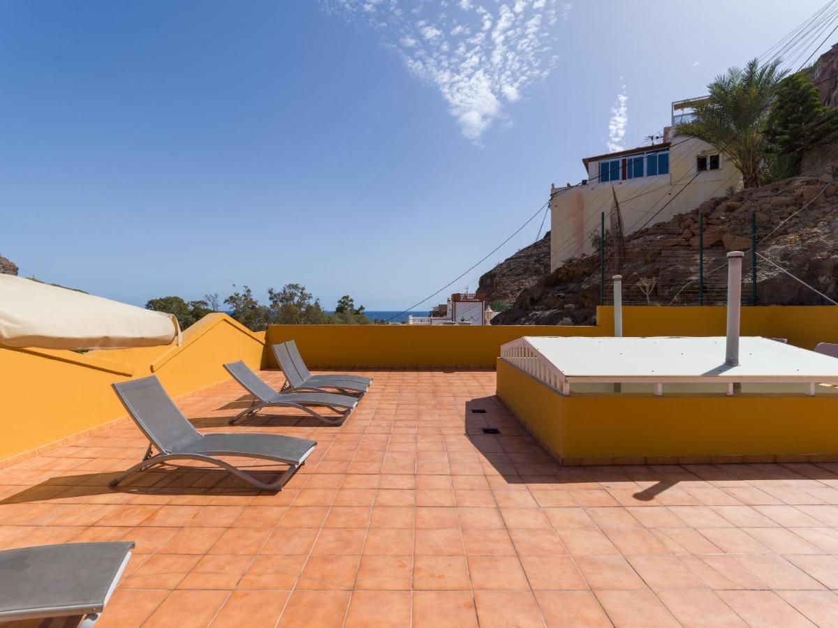 Amarre Pool Lägenhet Puerto De Mogan Exteriör bild