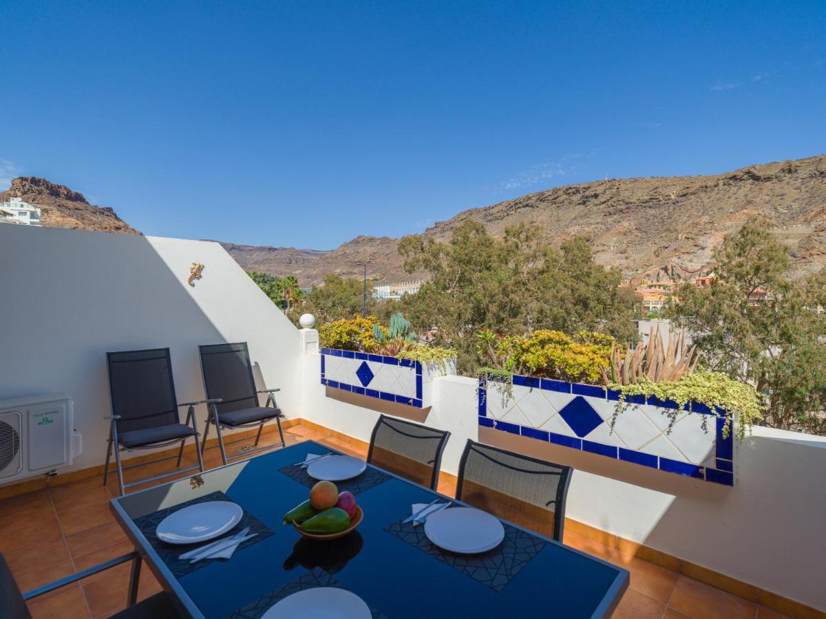 Amarre Pool Lägenhet Puerto De Mogan Exteriör bild
