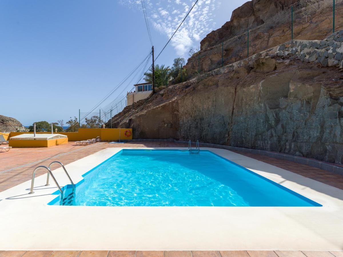 Amarre Pool Lägenhet Puerto De Mogan Exteriör bild
