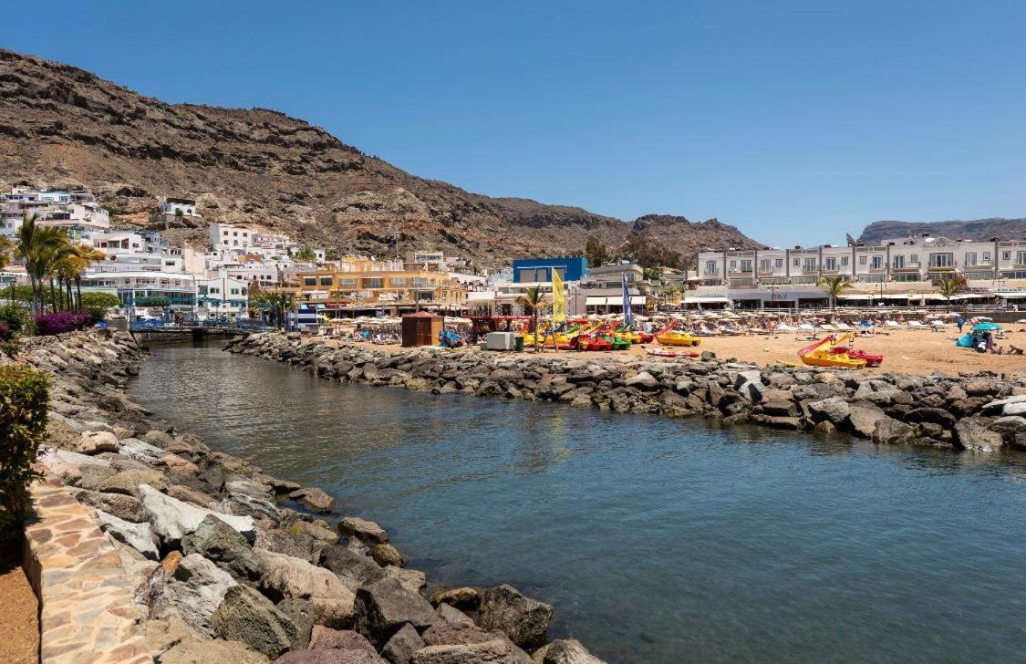 Amarre Pool Lägenhet Puerto De Mogan Exteriör bild