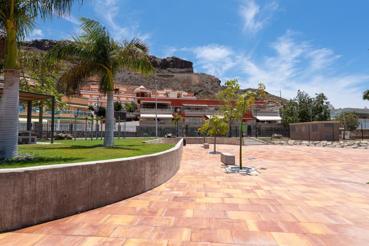 Amarre Pool Lägenhet Puerto De Mogan Exteriör bild