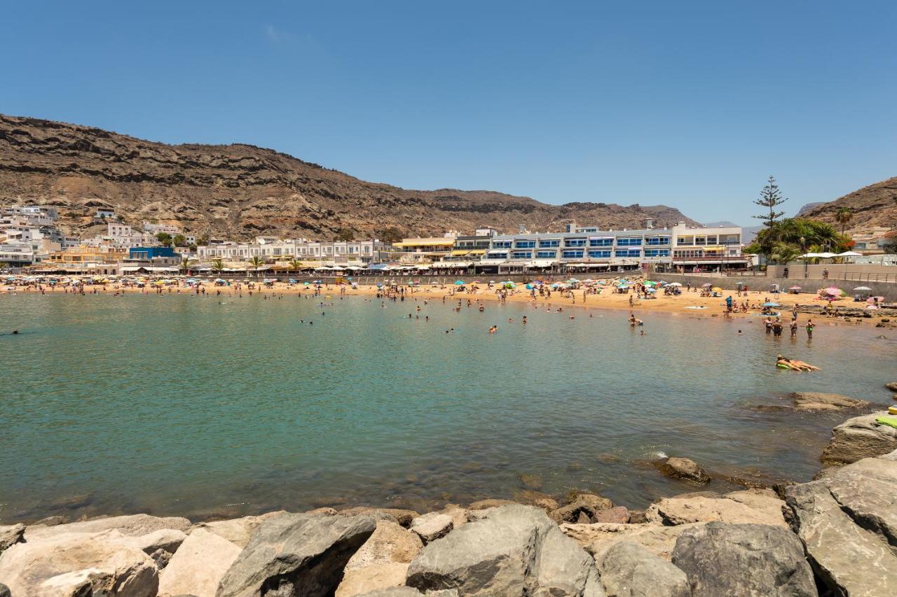 Amarre Pool Lägenhet Puerto De Mogan Exteriör bild