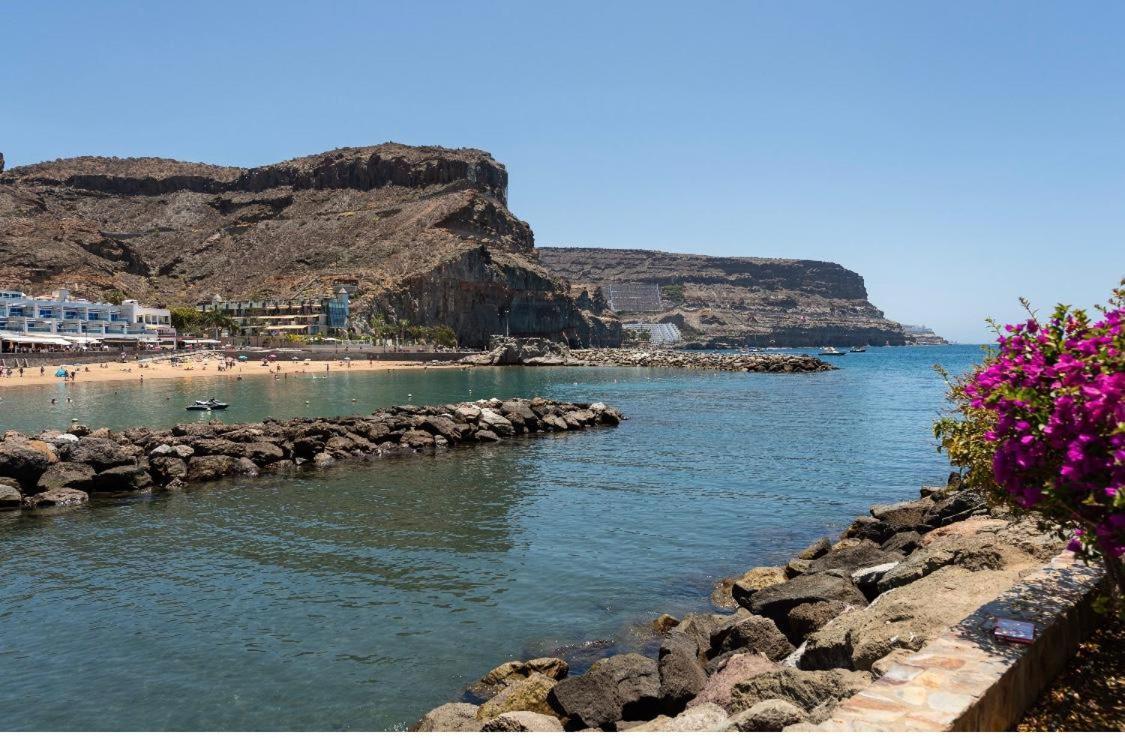 Amarre Pool Lägenhet Puerto De Mogan Exteriör bild
