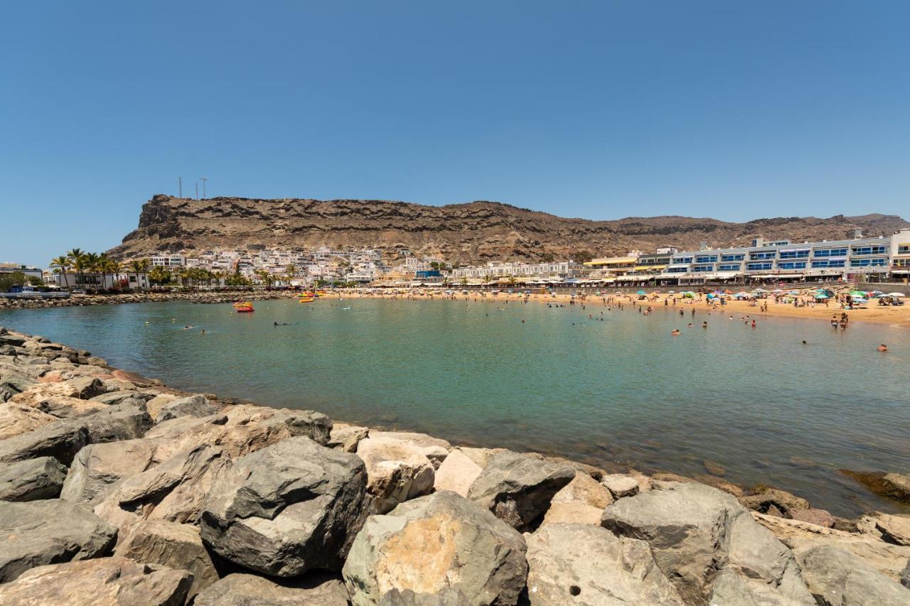Amarre Pool Lägenhet Puerto De Mogan Exteriör bild