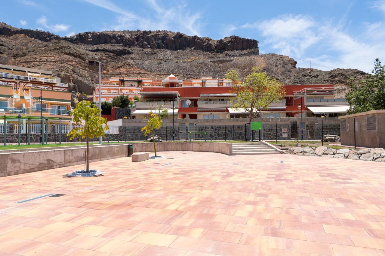 Amarre Pool Lägenhet Puerto De Mogan Exteriör bild