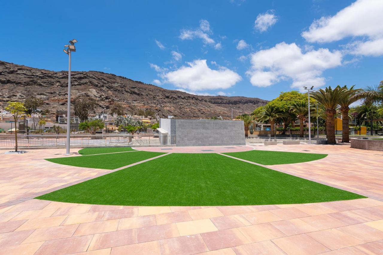 Amarre Pool Lägenhet Puerto De Mogan Exteriör bild