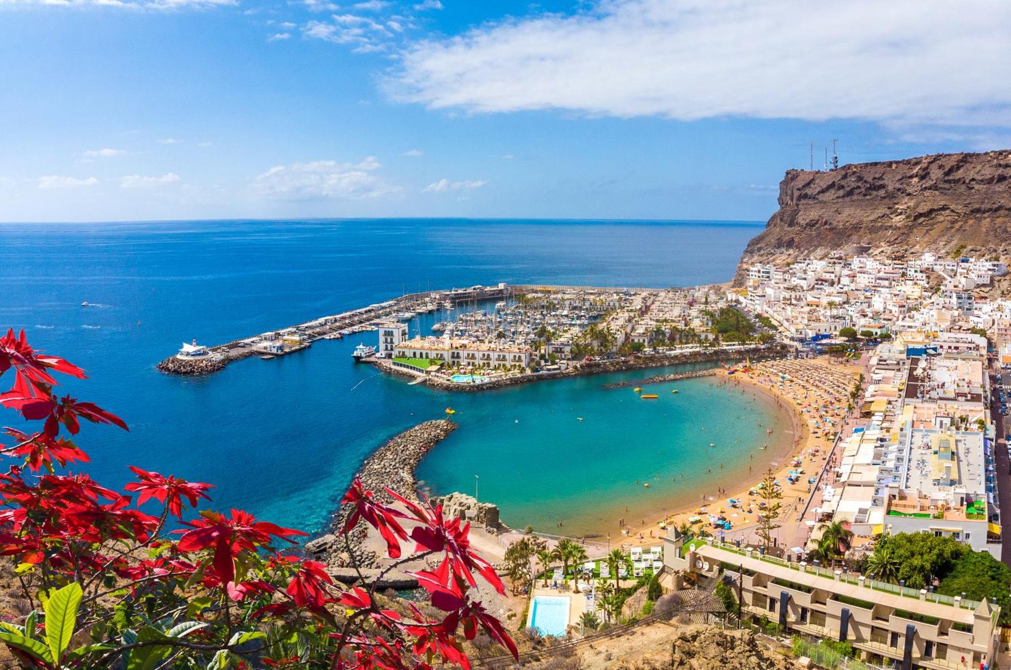 Amarre Pool Lägenhet Puerto De Mogan Exteriör bild