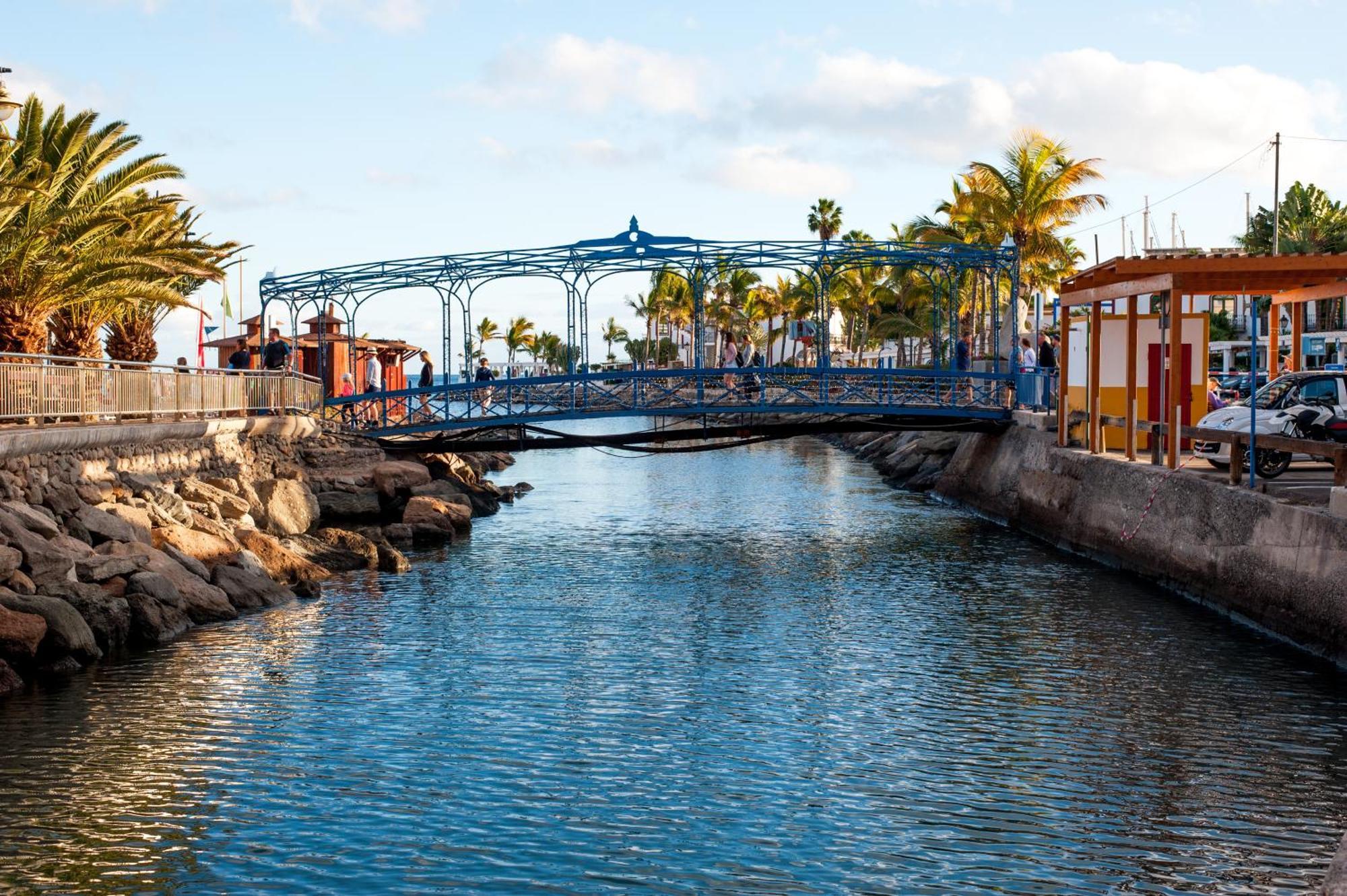 Amarre Pool Lägenhet Puerto De Mogan Exteriör bild