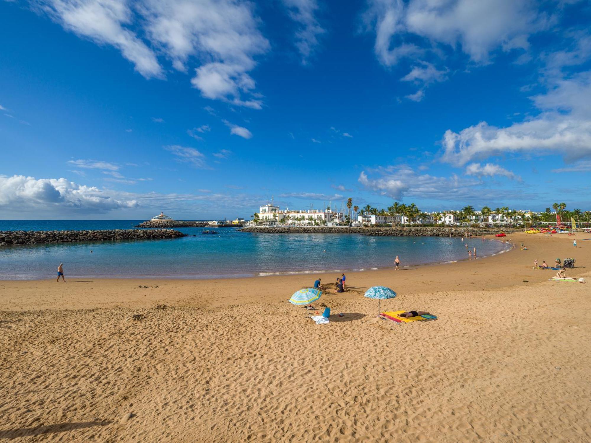Amarre Pool Lägenhet Puerto De Mogan Exteriör bild